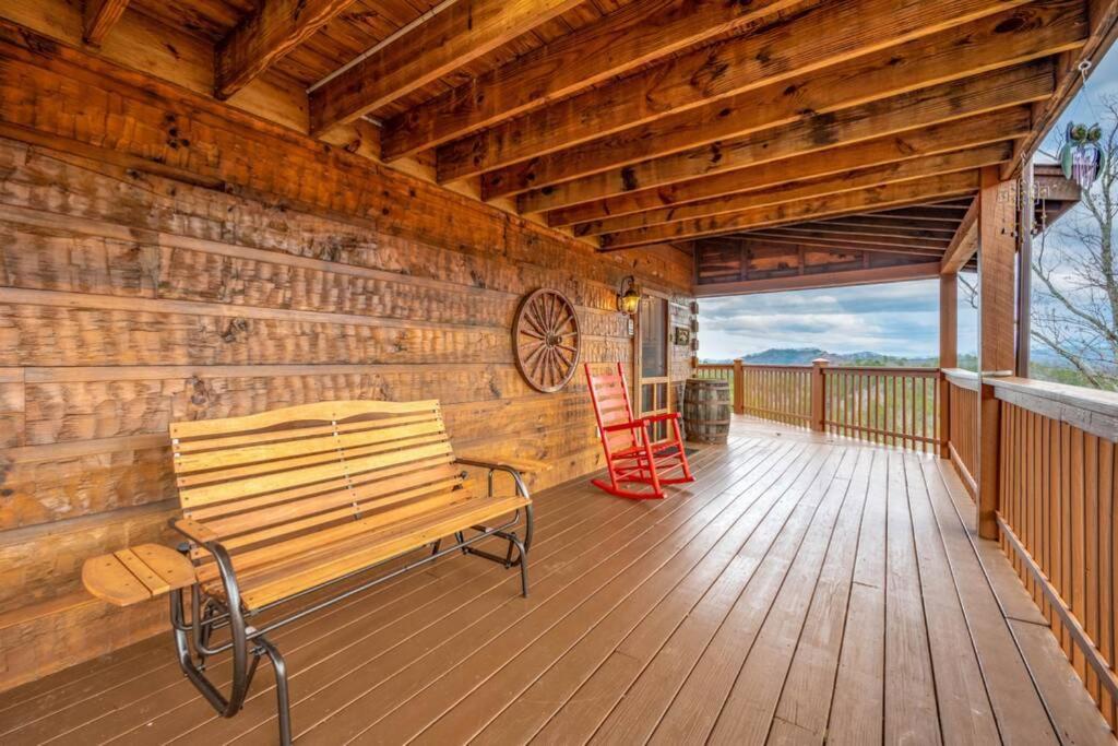 Over The Mountain - Smoky Mountain View Cabin Sevierville Exterior foto